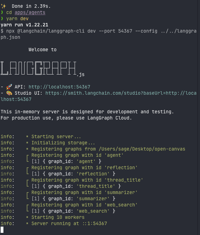 Simplified LangGraph visualization