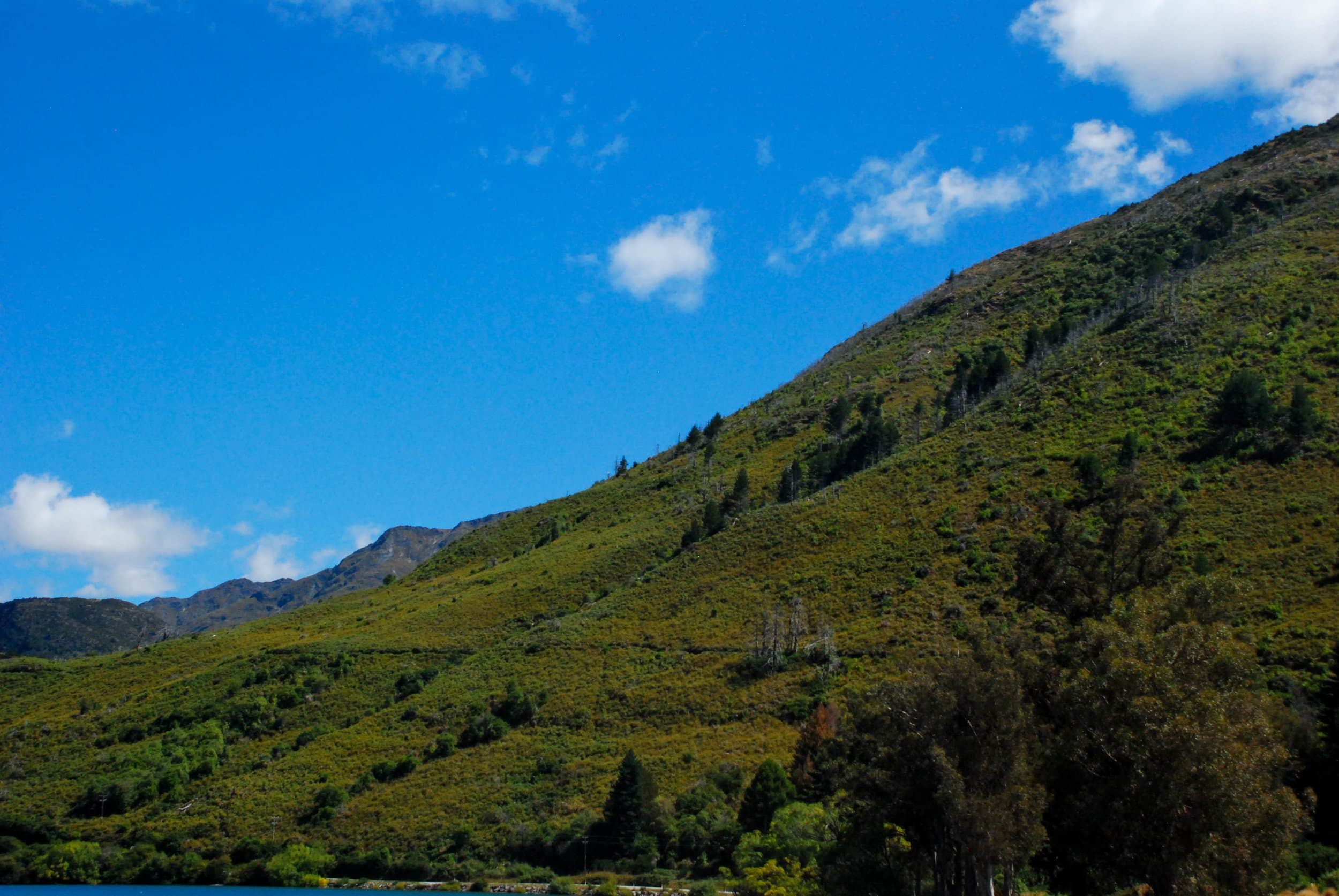 new zealand blue mountainous landforms mountain
