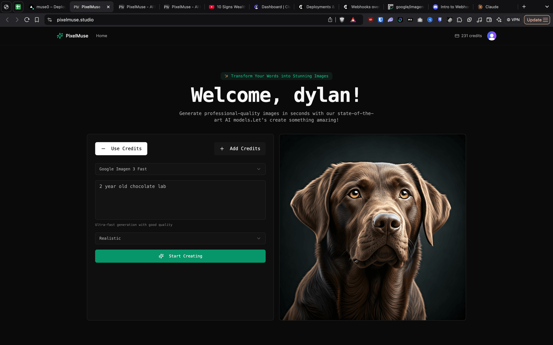 PixelMuse Gallery - Showcase of AI-generated images